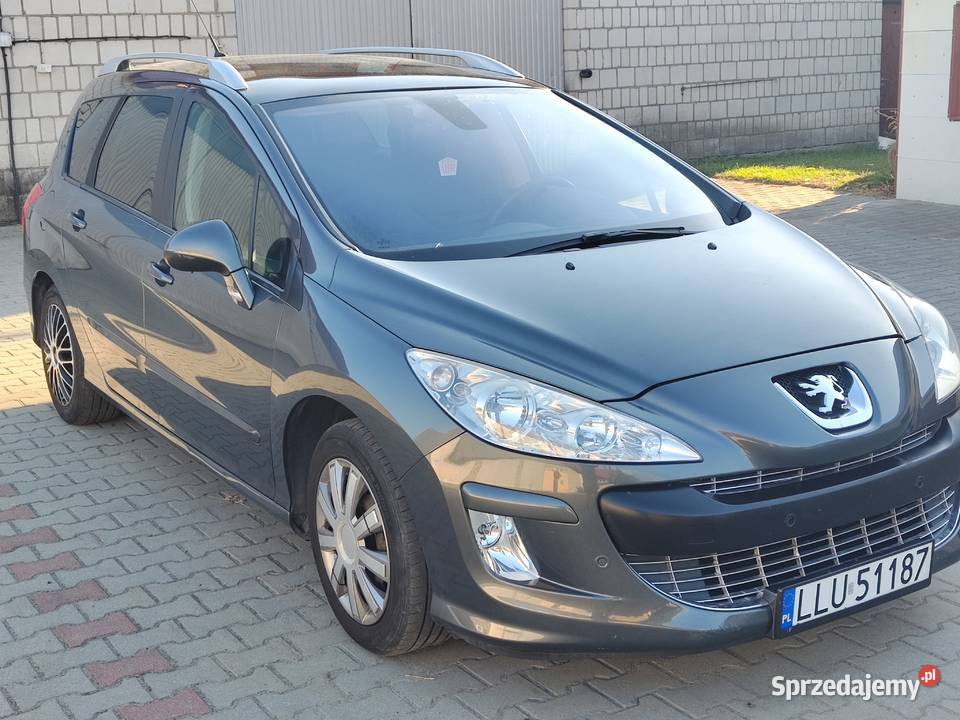 Puegeot 308 SW 20 HDi 136 Climatronic Dach elektrycznie ustawiane fotele 308 Łuków