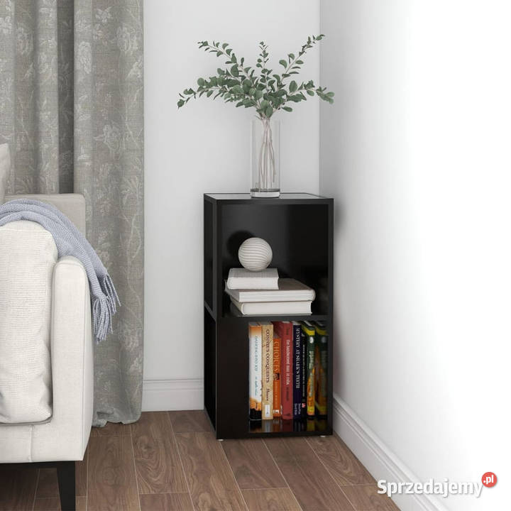 Szafka narożna czarna 33x33x67 materiał Warszawa