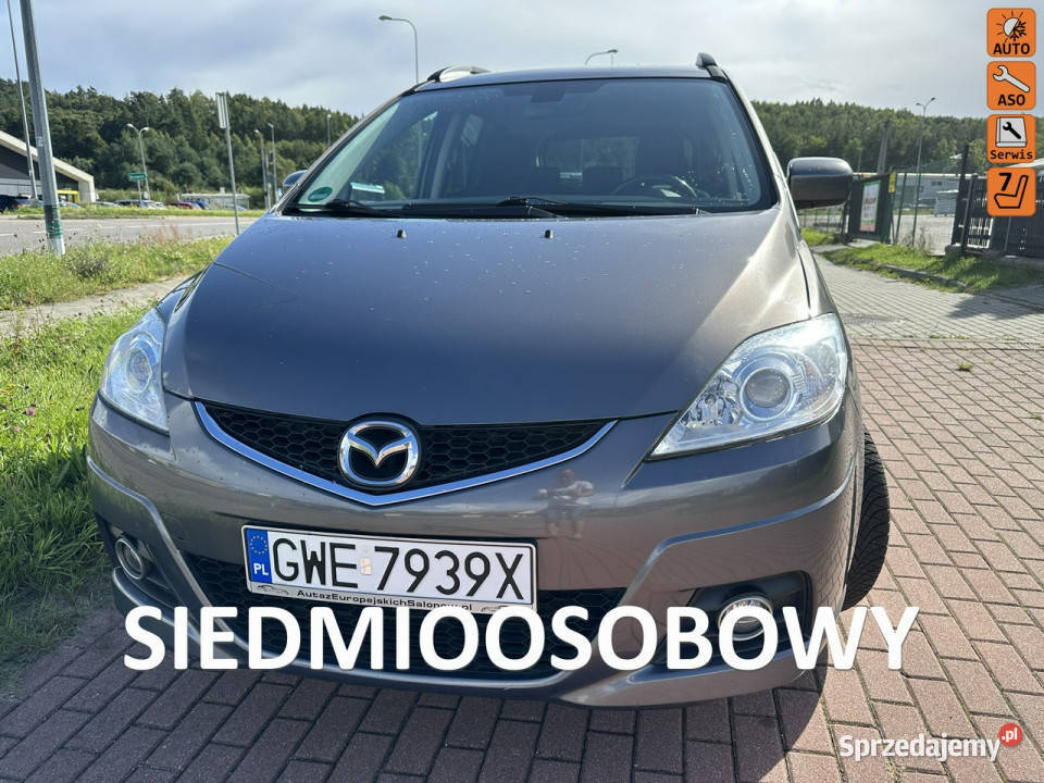 Mazda 5 18 benzyna klimatronik7 miejsc podgrz aluminiowe felgi Wejherowo