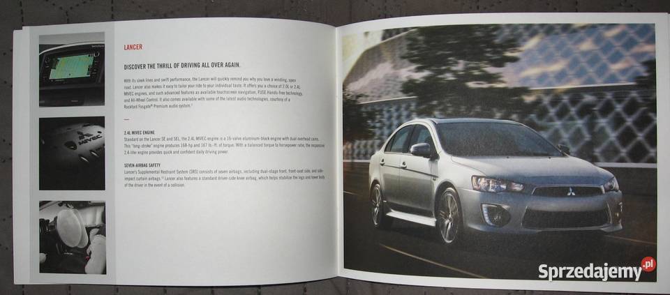 Mitsubishi 2017 Model Line Up prospekt katalog Kępice