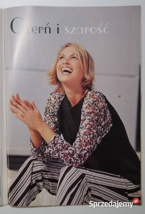 Dama w swetrze 82004 szydełko druty Gdańsk