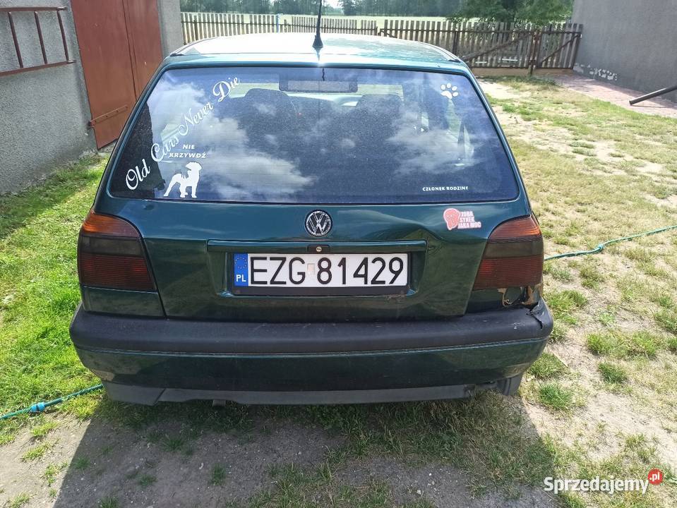 Sprzedam golfa 3 zielony Zgierz sprzedam