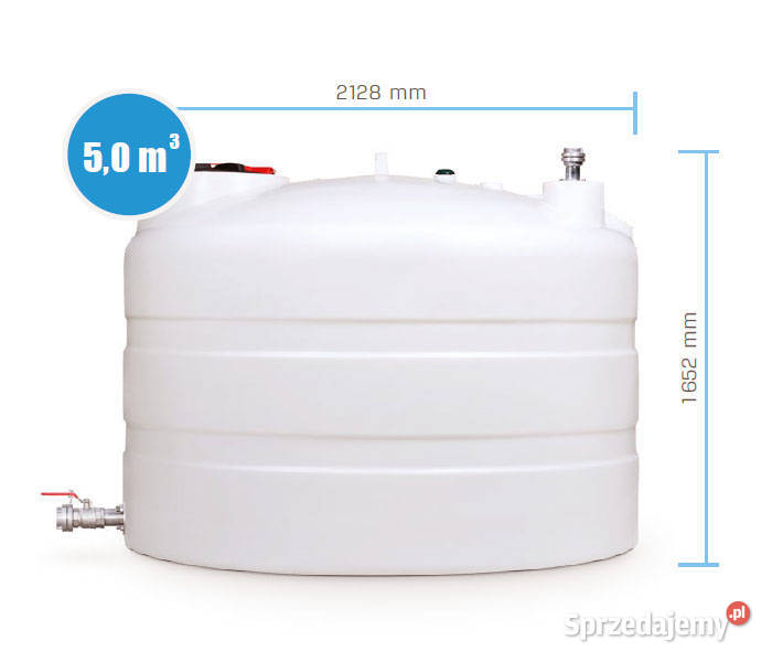 ZBIORNIK NA WODĘ PITNĄ 5000L z ATESTEM PZH Częstochowa