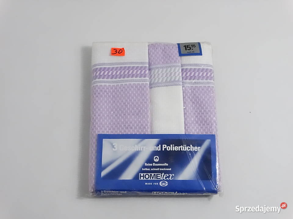 Nowy Komplet 3 Ścierek Kuchennych HOMEtex 100 Biłgoraj