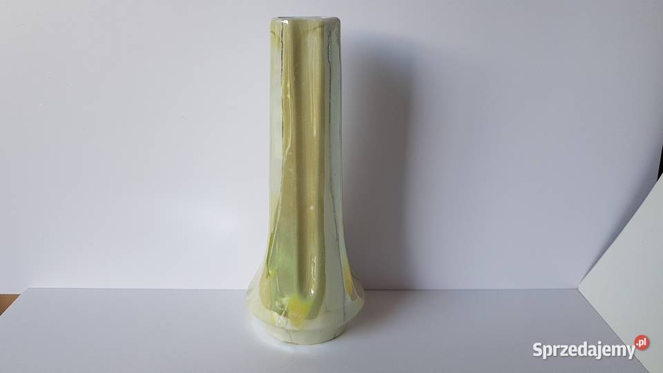 Porcelanowy wazon Krokus Bogucice porcelana PRL Dąbrowa Górnicza