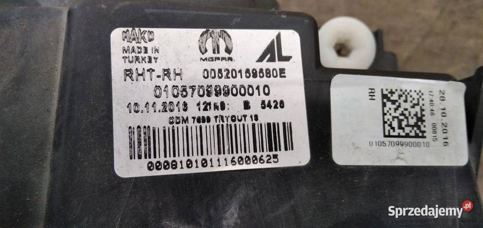 FIAT TIPO LIFT LED LAMPA PRAWA zachodniopomorskie