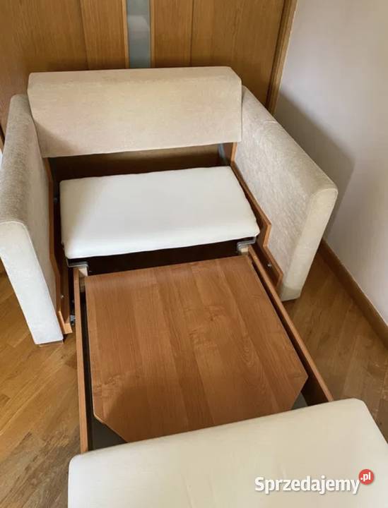 wysuwane łóżko fotel 110cm mazowieckie Warszawa sprzedam