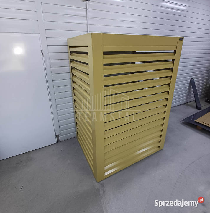 Osłona pompy ciepła 90x40x140 żółty Zabudowa Częstochowa