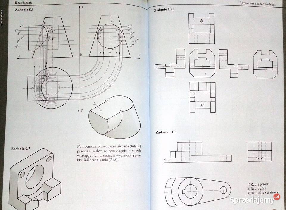 Rzutowanie prostokątne Widoki Lesław Giełdowski Chełm sprzedam