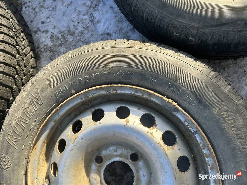 Koła zimowe r13 Fiat 4x98 dolnośląskie Świebodzice