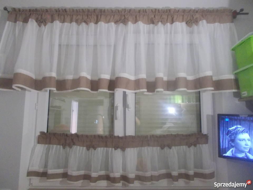 komplet zasłony lambrekin Dekoracje i ozdoby Dom i Ogród Włocławek