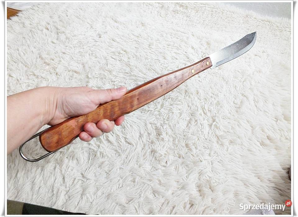 Nóż z hartowanej stali 55 z dłuższą raczką lubuskie Żary