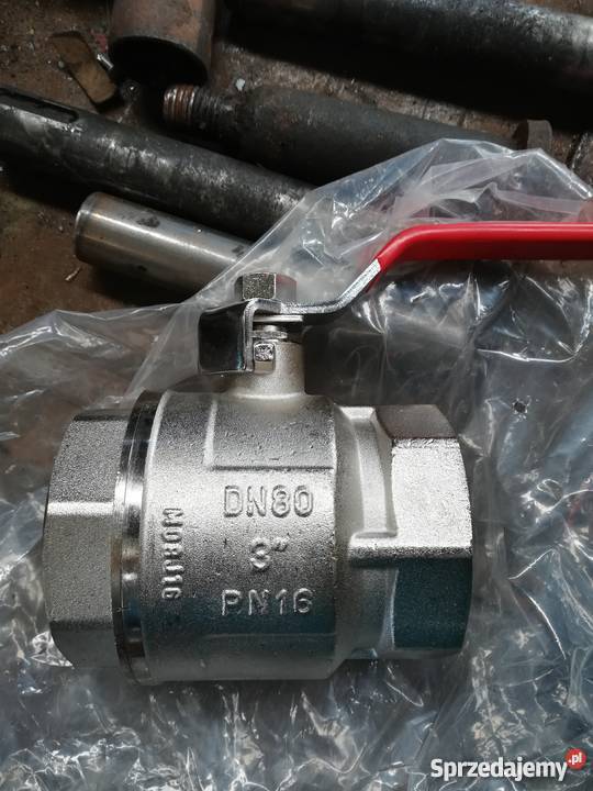 Zawór kulowy 3calowy NOWE Hydraulika i armatura Konstantynów sprzedam