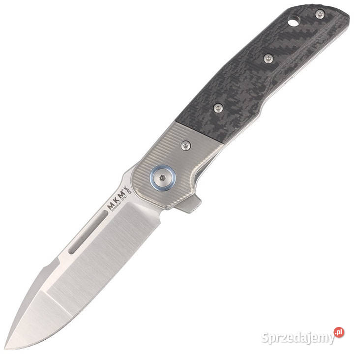 Nóż składany MKM Clap Carbon Fiber Satin M390 by mazowieckie