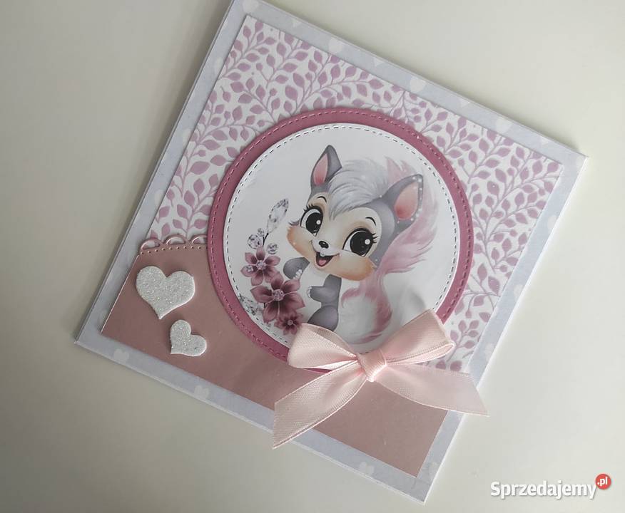 Kartka okolicznościowa ręcznie robiona na Łódź