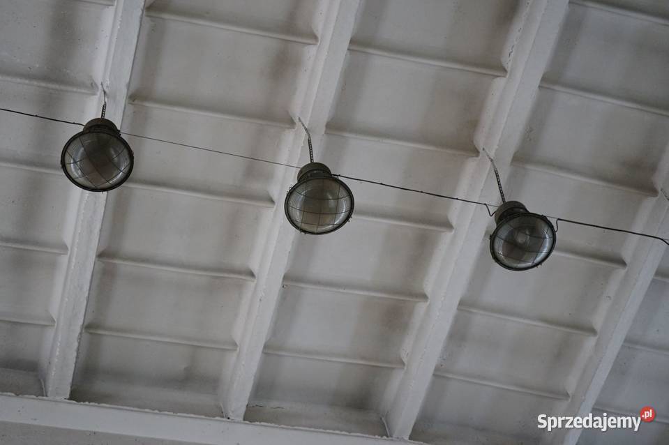 Lampa wisząca przemysłowa stary typ