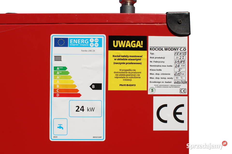 KOCIOŁ Węgiel 24 kW Klasa 5 Piece KOTŁY Drewno Zielona Góra