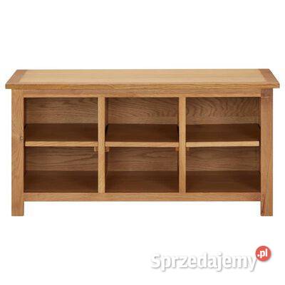 vidaXL Półka na buty 90x37x45 lite drewno Warszawa sprzedam