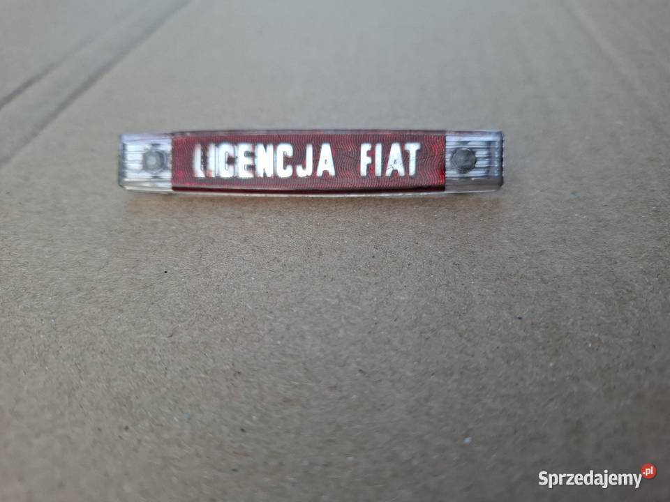 Emblemat znaczek logo Polski Fiat 126p Maluch Strzelce Opolskie