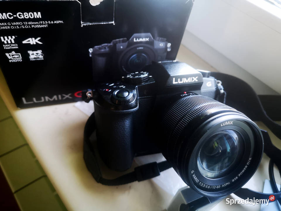 Panasonic DMCG80M Lumix bezlusterkowy aparat śląskie