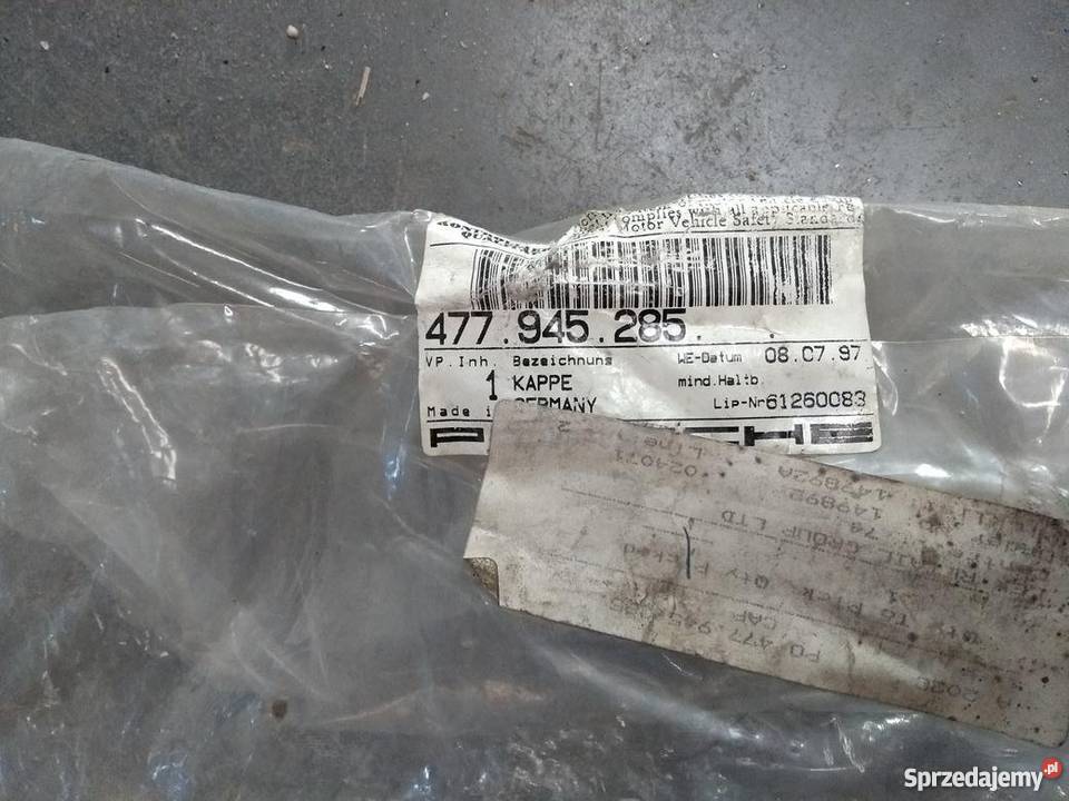 PORSCHE 944 pokrywa tablicy tył osobowe Karoseria Pilzno