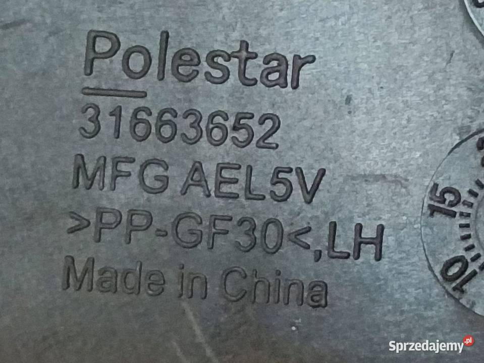 POLESTAR II 19 ŚLIZG MOCOWANIE ZDERZAKA LEWY TYŁ wielkopolskie Pleszew
