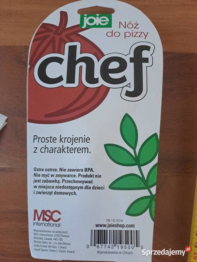 Joie Nóż do pizzy okrągły Chef Radełko do pizzy Warszawa