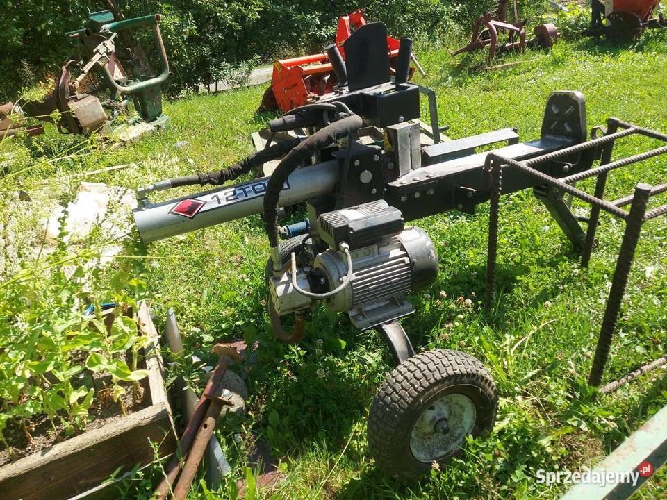 Łuparka do drewna 12t hydrauliczna 230v