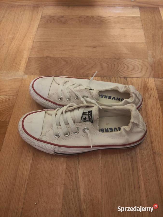 Sprzedam trampki Converse w kolorze bialym Converse Przasnysz