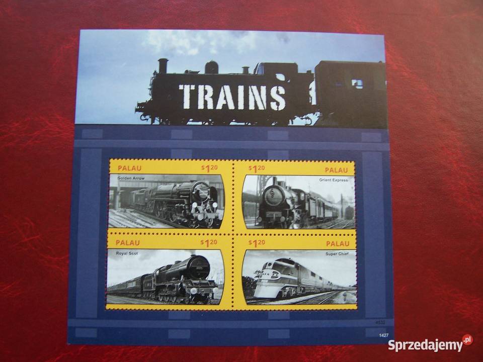 Palau MNH Transport Stare Pociągi Parowozy Tychy