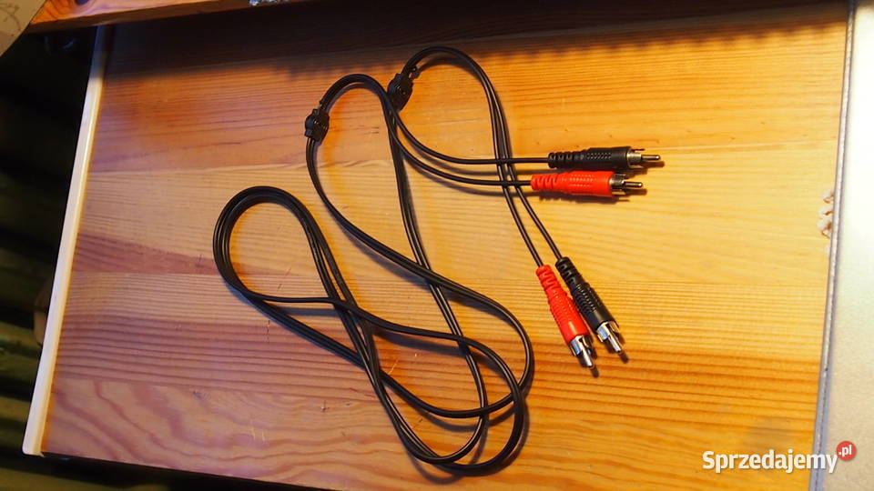 Kabel połączeniowy audio 2 RCA- 2 RCA 1,8 m;
