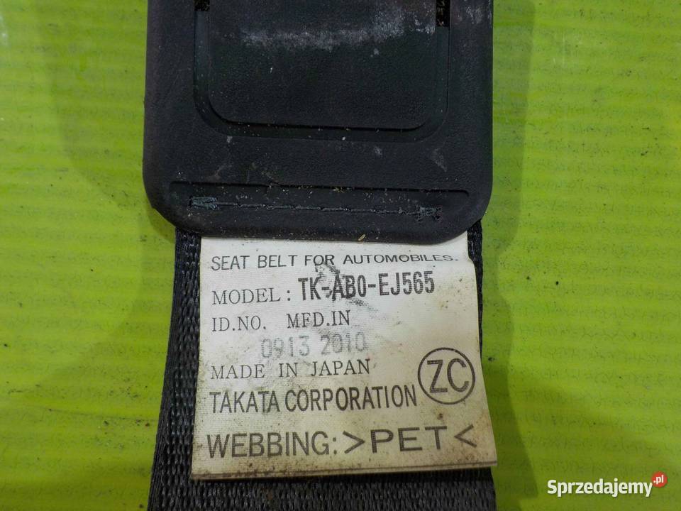 HONDA CRZ 11r pas bezpieczenstwa lewy tyl tylny osobowe Suków sprzedam