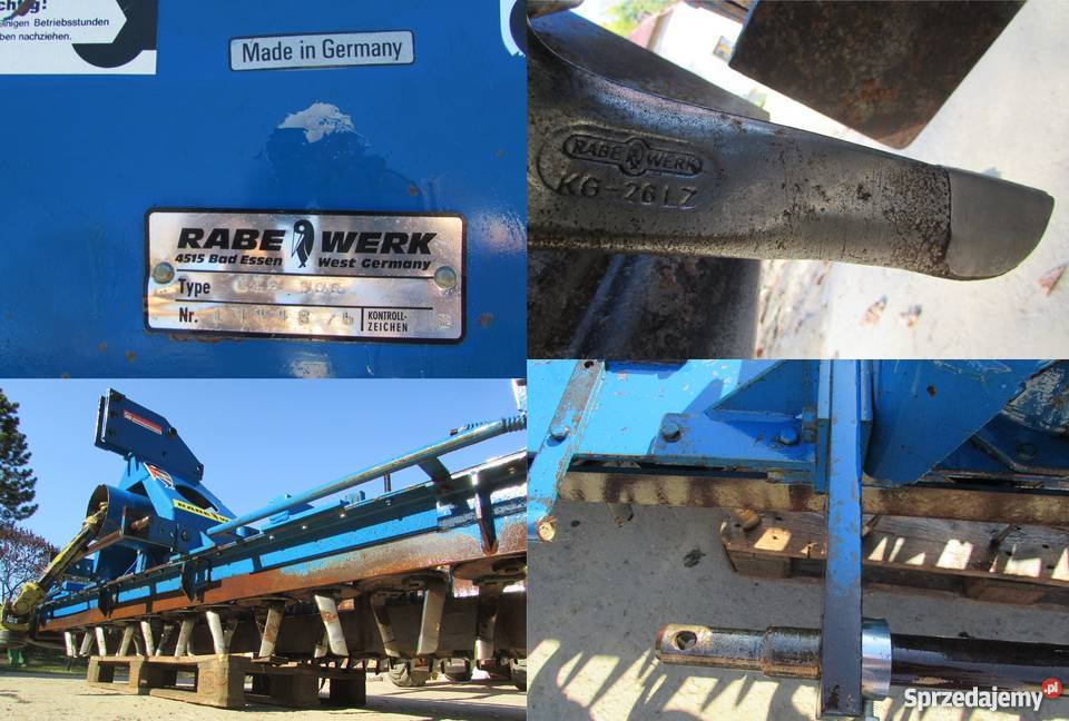Agregat aktywny Brona RABE WERK 3m wał Packera z Miechów sprzedam