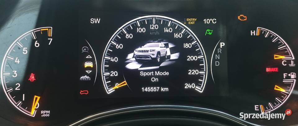 Jeep Grand Cherokee Overland 4x4 2017 36L V6 3604cm3 małopolskie Brzesko