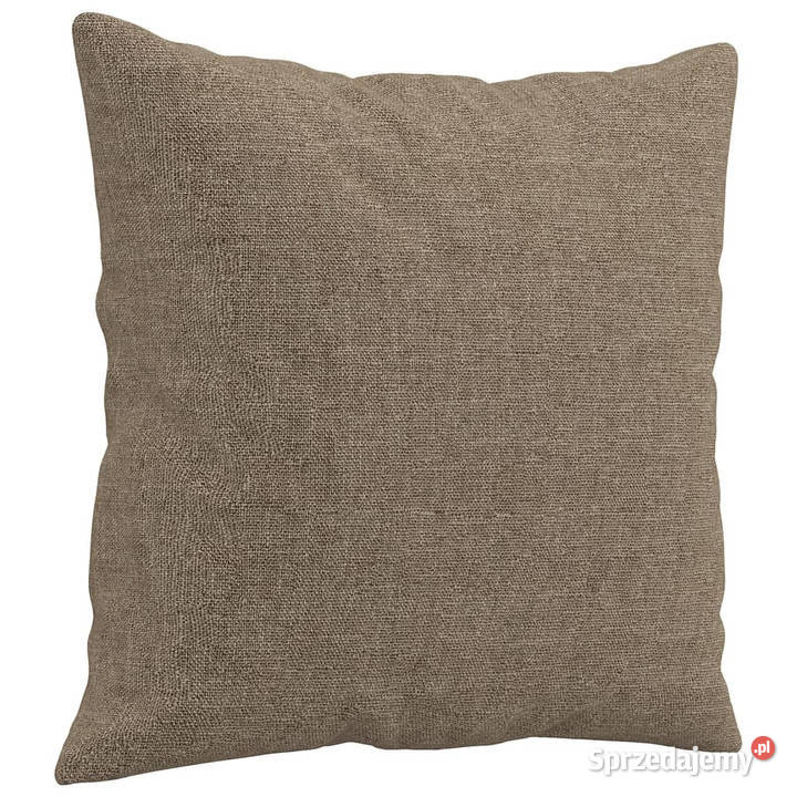 Poduszki ozdobne 2 kolor taupe 40x40 tkanina mazowieckie Warszawa