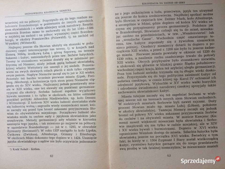 3108 Kolonizacja Niemiecka Na Wschód Odry Szczecin