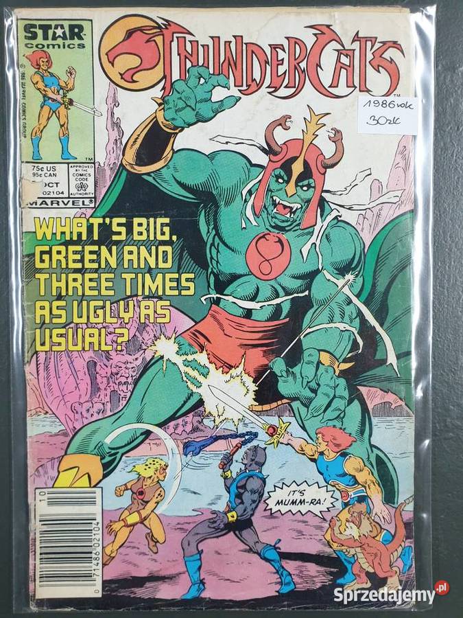 Zestaw 3 oryginalnych komiksów Marvel USA 1986 Gdynia