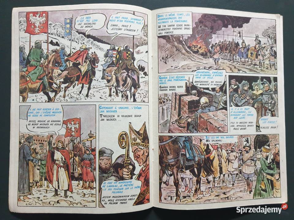 Władysław Łokietek Ladislas le Bref komiks Gdynia sprzedam