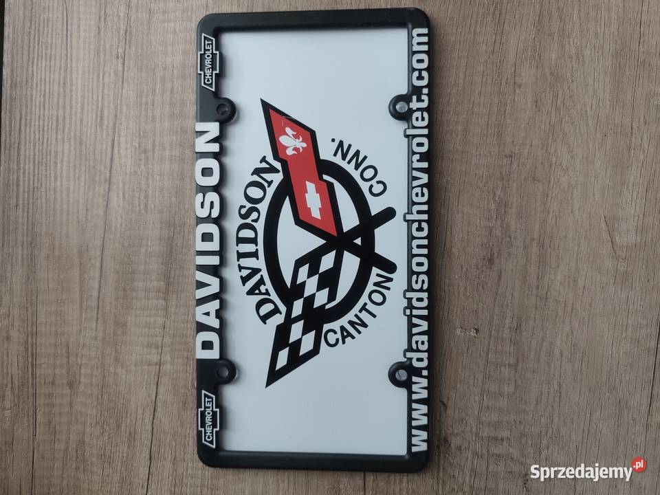 Ozdobna ramka tablicy Chevrolet Davidson Canton Rzeszów