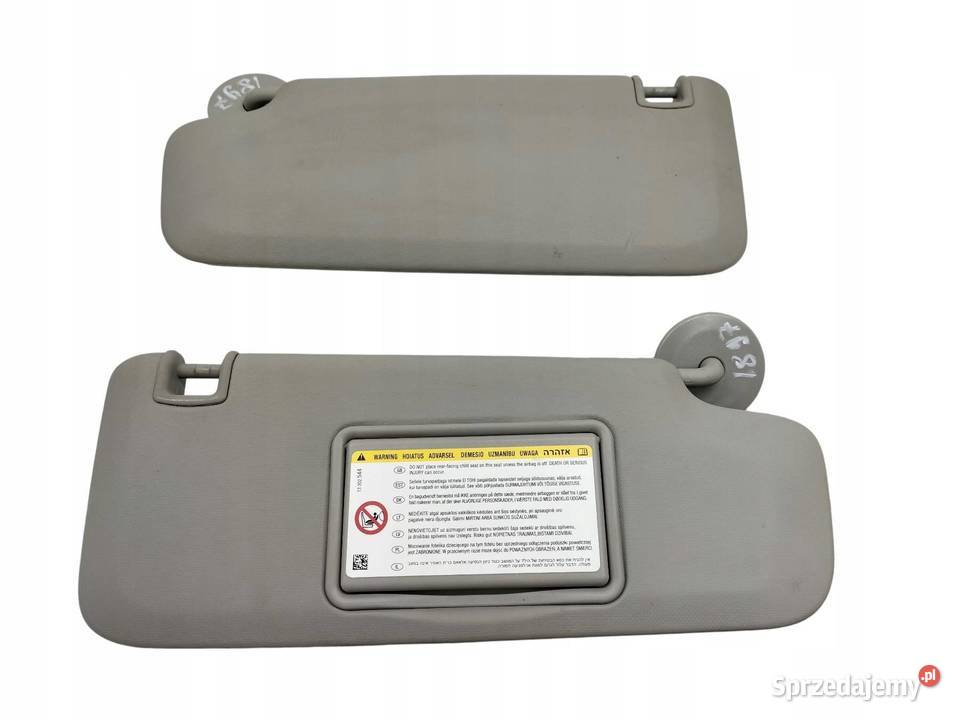 DASZKI PRZECIWSŁONECZNE LEWY PRAWY OSŁONA KPL Osłony i zaślepki