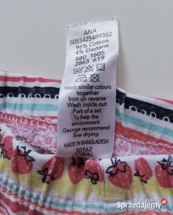 Komplet spodenkibluzka George 5056 dziewczynka Katowice