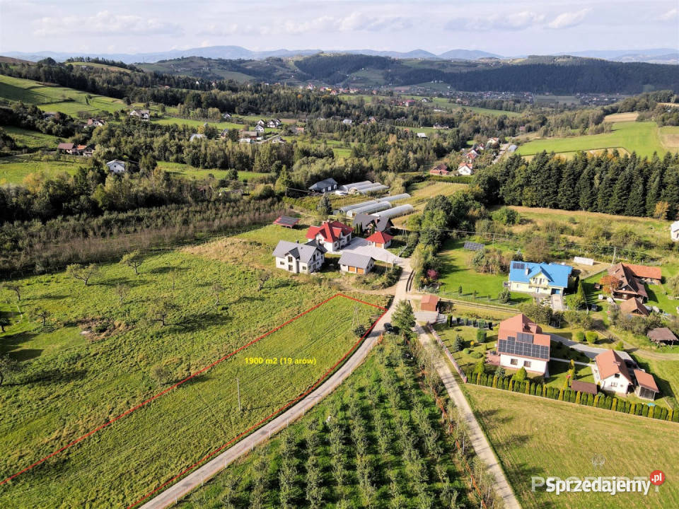 Ogłoszenie grunt 1900m2 Łazy Brzyńskie budowlana