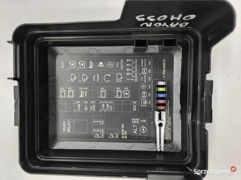 OSŁONA BEZPIECZNIKÓW HYUNDAI BAYON 91956Q0010