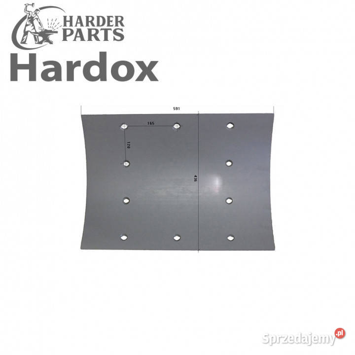 Odkładnia HARDOX 123722S części do pługa pług podlaskie