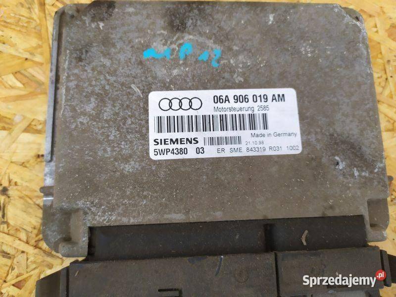 STEROWNIK SILNIKA KOMPUTER AUDI A3 8L 16B śląskie Gliwice