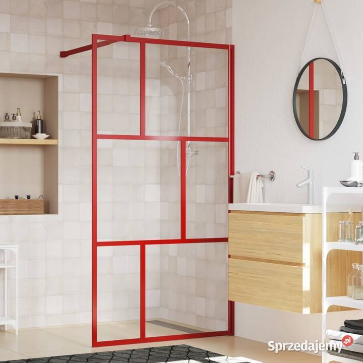 vidaXL Ścianka prysznicowa przezroczyste szkło Warszawa