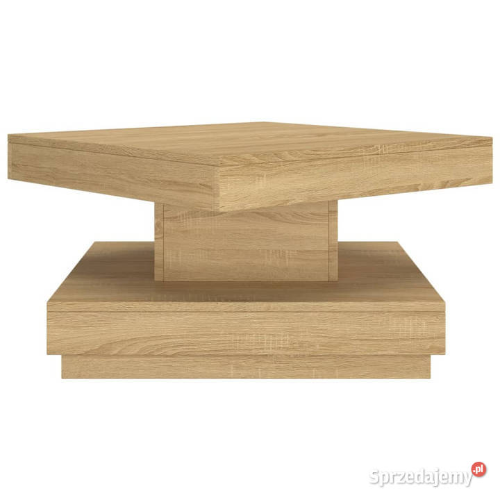Stolik kawowy jasnobrązowy 60x60x35 MDF WM286096 Warszawa