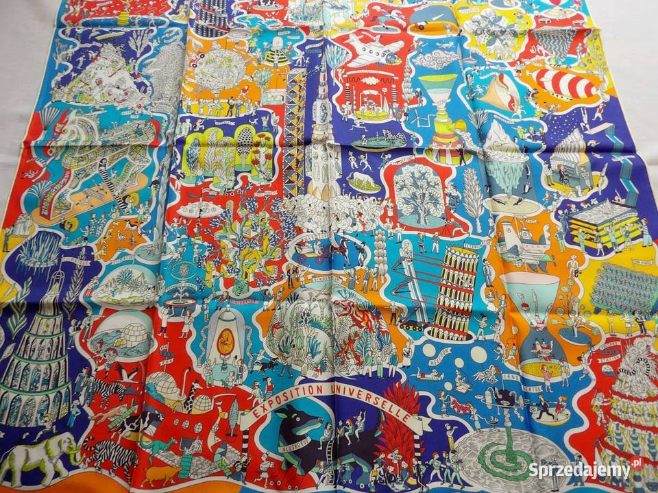 Hermes Paris apaszka twill silk Jan Bajtlik Kolonia Piaski sprzedam