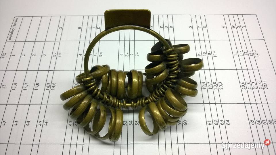 przyrząd jubilera pomiar palca mazowieckie Warszawa