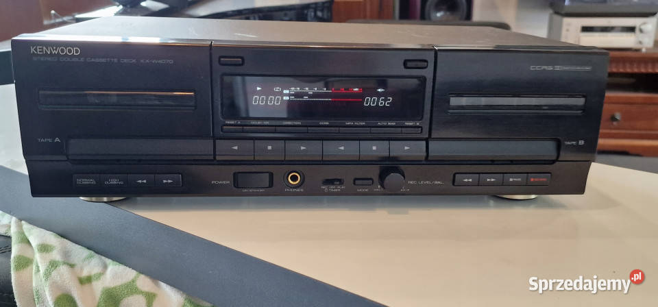 Kenwood magnetofon dwukasetowy KX W 4070 KXW4070 Międzychód